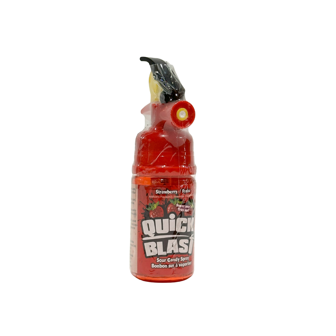 QUICK BLAST SUPER SOUR CANDY SPRAY ASSORTED FRUIT BLASTING FLAVOURS