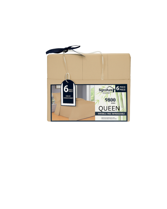 Signature Collection 9800 Series Queen Size  Plain Bedsheet