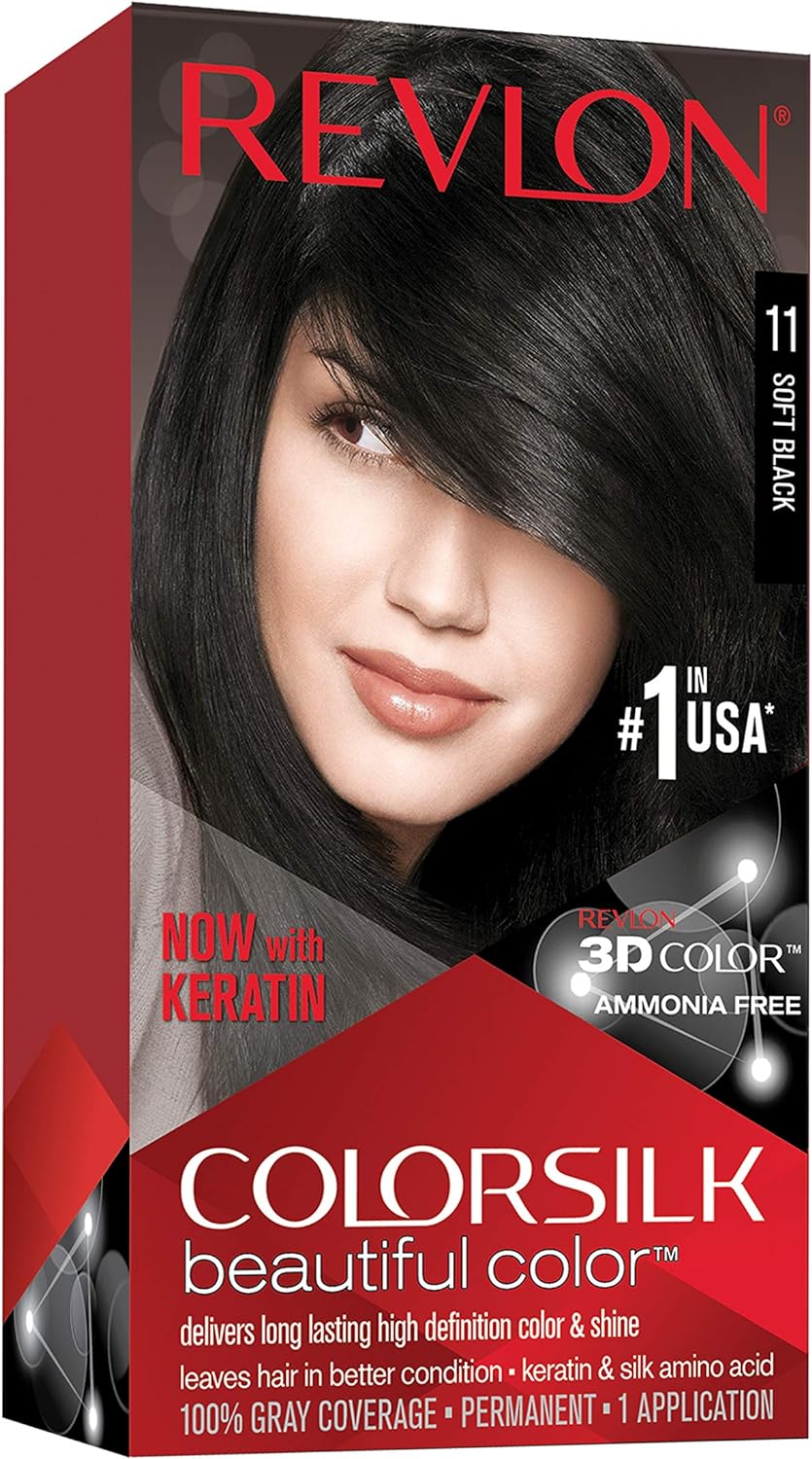 REVLON HAIR COLOUR  # 11 SOFT BLACK