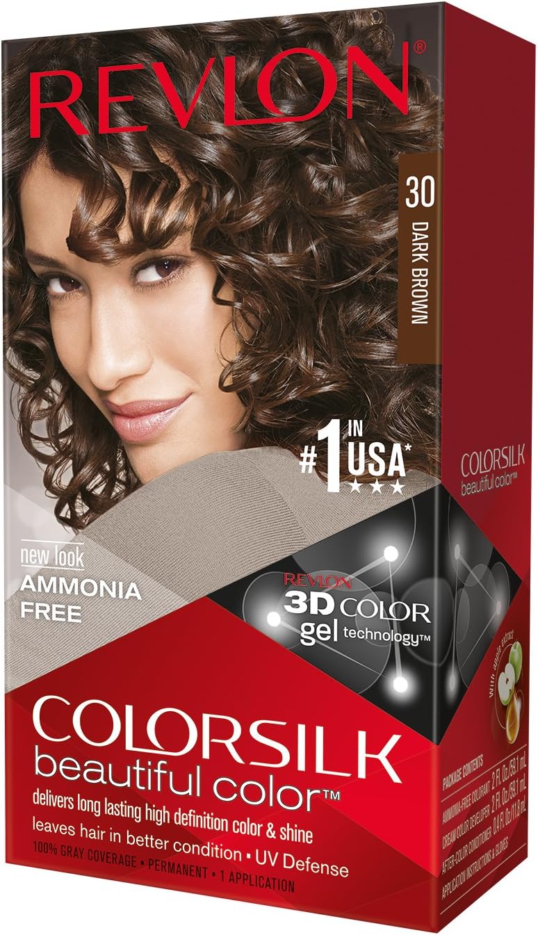 REVLON HAIR COLOUR #30 DARK BROWN