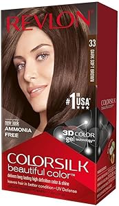 REVLON HAIR COLOUR #33 DARK SOFT BROWN