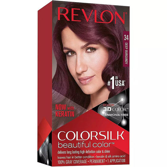 REVLON DEEP BURGUNDY HAIR COLOUR # 34