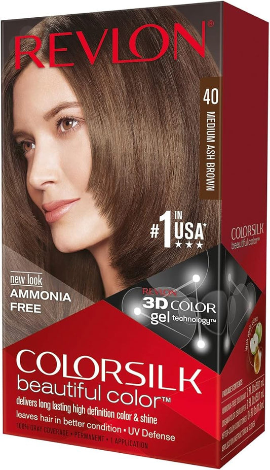 REVLON HAIR COLOUR  # 40 MEDIUM ASH BROWN