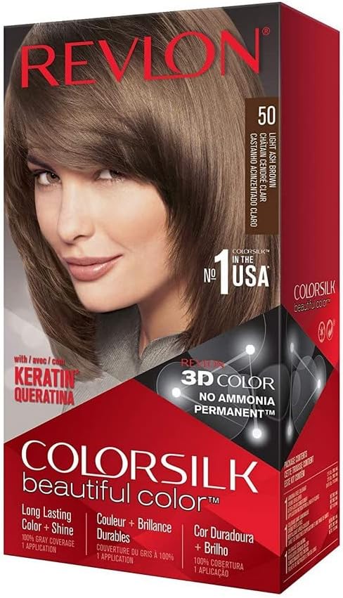 REVLON HAIR COLOUR # 50 LIGHT ASH BROWN