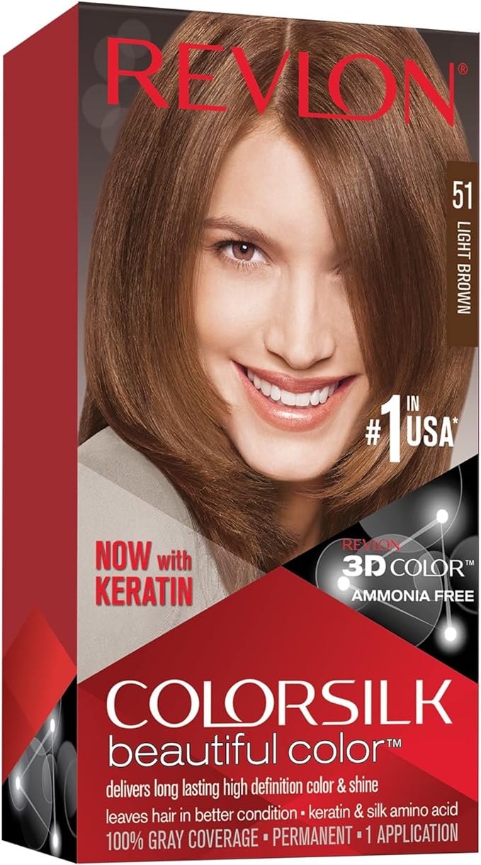 REVLON HAIR COLOUR LIGHT BROWN # 51