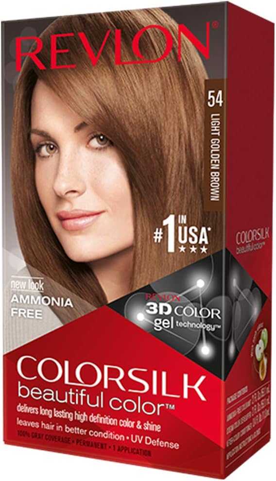 REVLON HAIR COLOUR  # 54 LIGHT GOLDEN BROWN