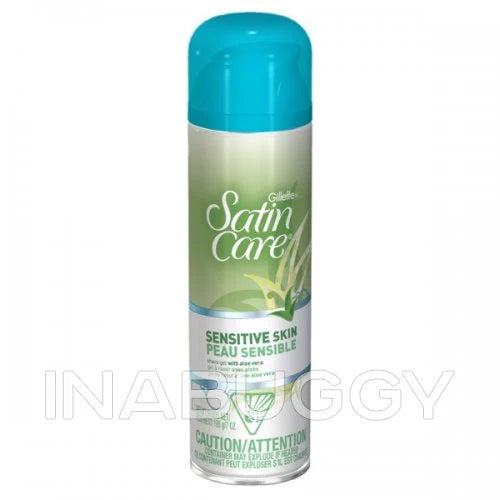 SATIN CARE SESNITIVE SKIN SHAVING GEL WITH ALOE 198G