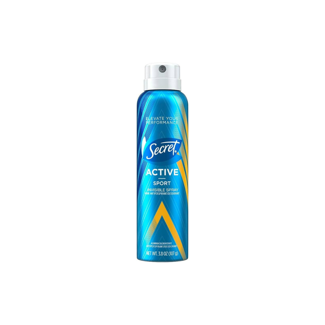 SECRET ACTIVE SPORT BODY SPRAY FOR WOMEN INVISIBLE SPRAY