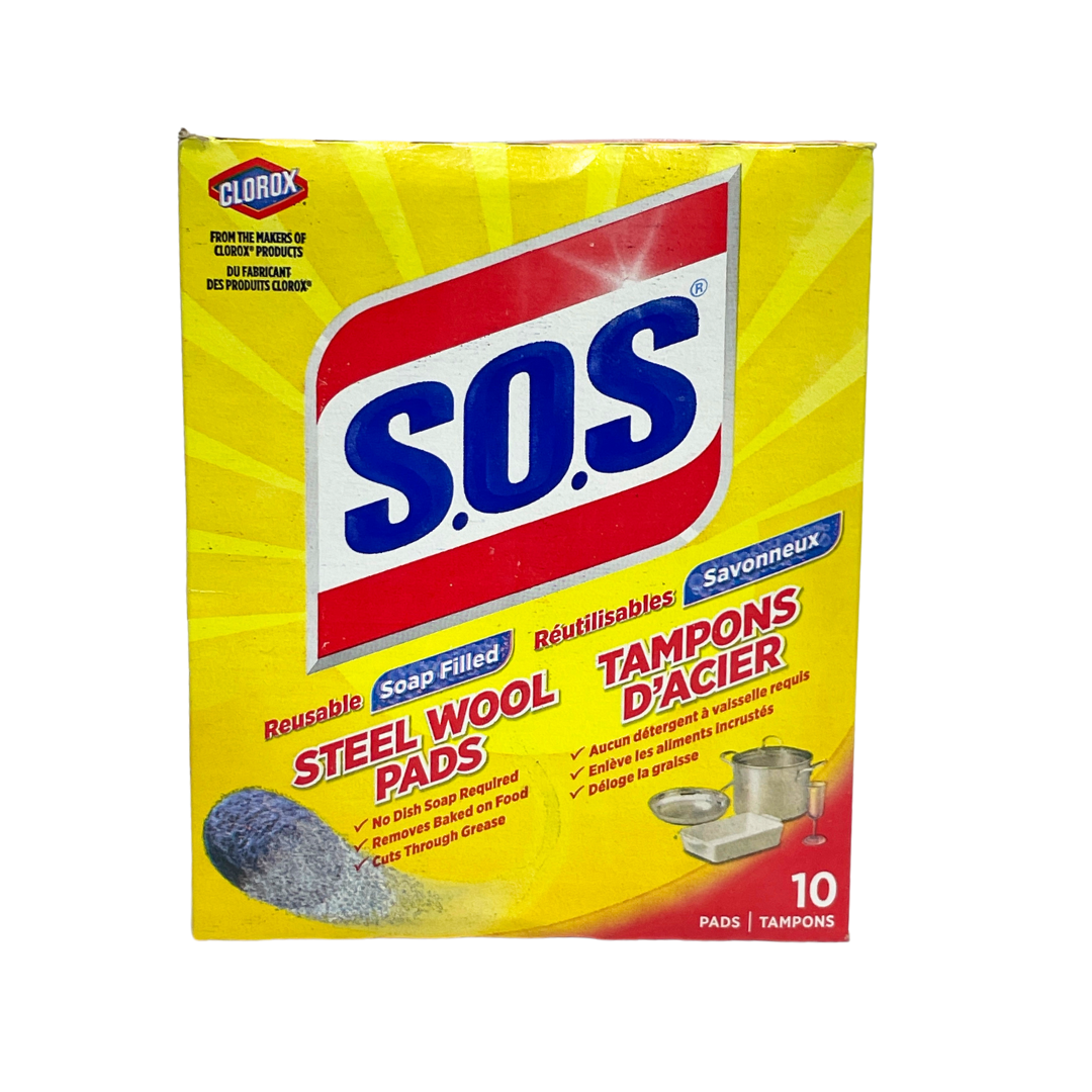 SOS STEEL WOOL PADS