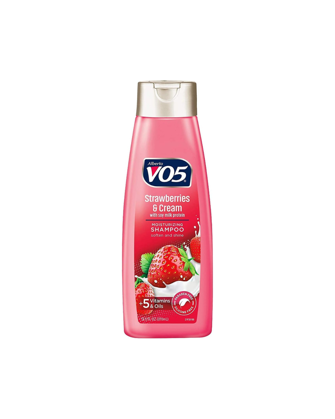 VO5, Moisture Milks, Moisturizing Shampoo, Strawberries & Cream - 12.5 oz