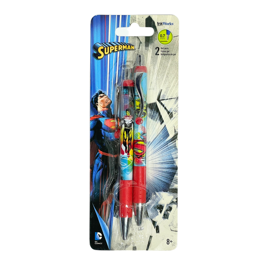 SUPERMAN BALL POINT PEN 2 PCS