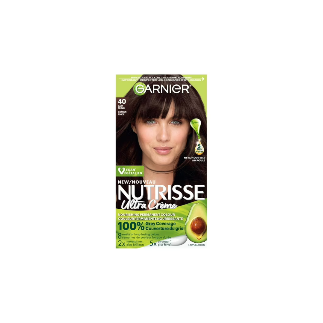 GARNIER NUTRISSE HAIR COLOUR WITH NOURISHING CREAM(400 OR 40)