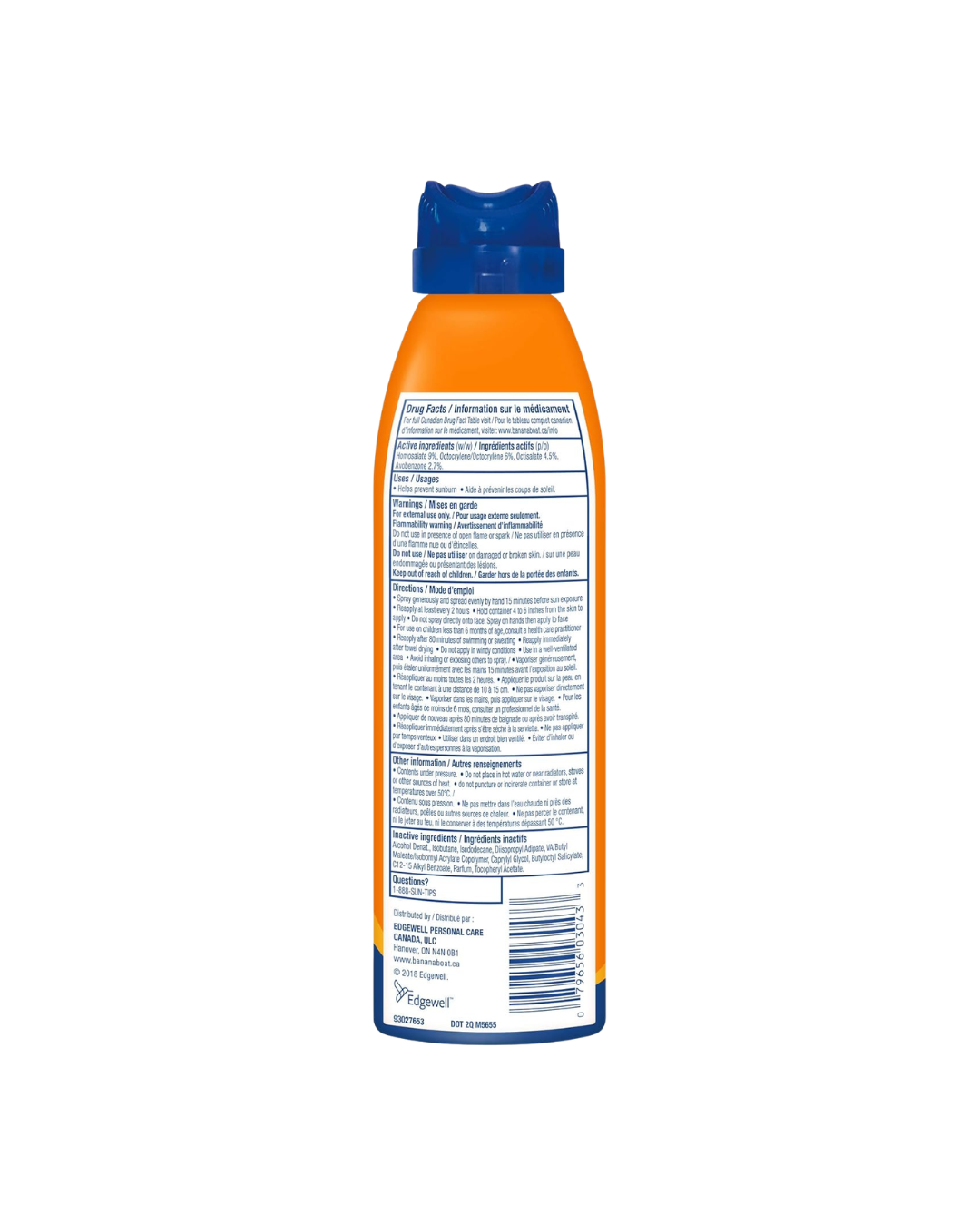 Banana Boat Ultra Sport SPF 50+ Sunscreen Spray,170g