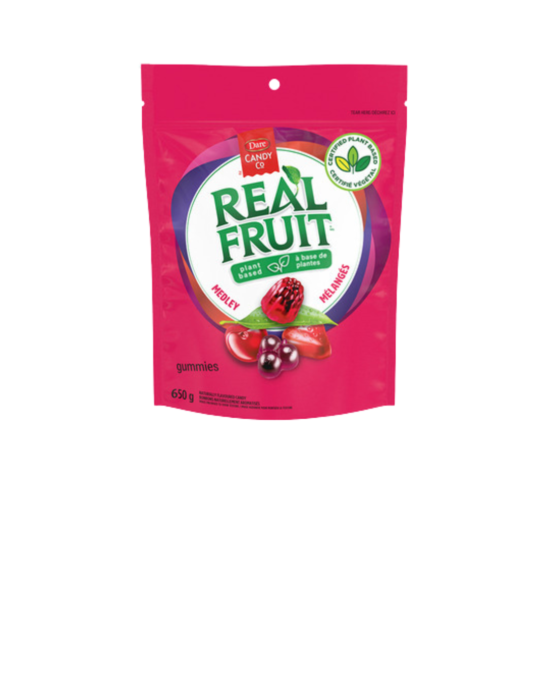 Real Fruit Plant-Based Gummies 650g