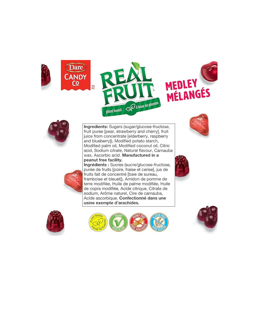Real Fruit Gummies 180g (Plant-Based)