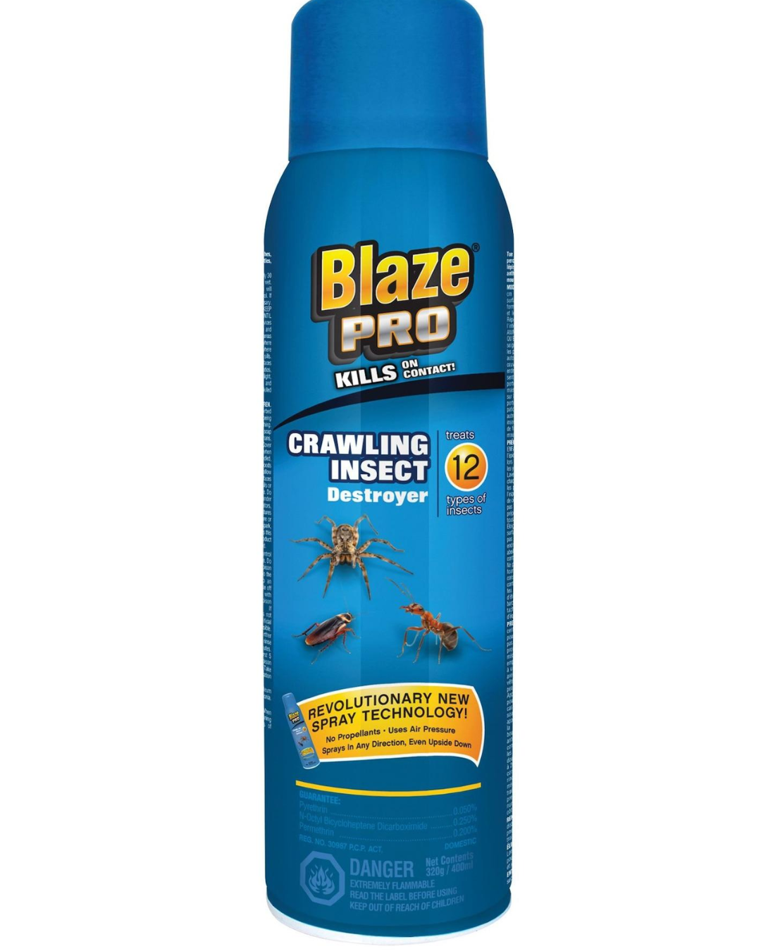 Blaze Pro Crawling Insect Killer Spray 320g