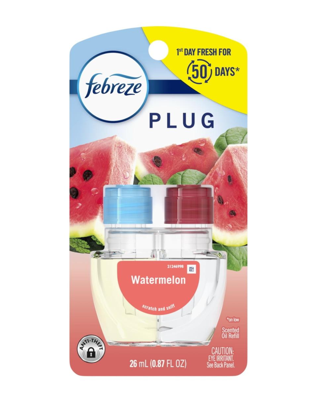 Febreze Plug with Watermelon  Scented Oil Refill Air Freshner  26ML