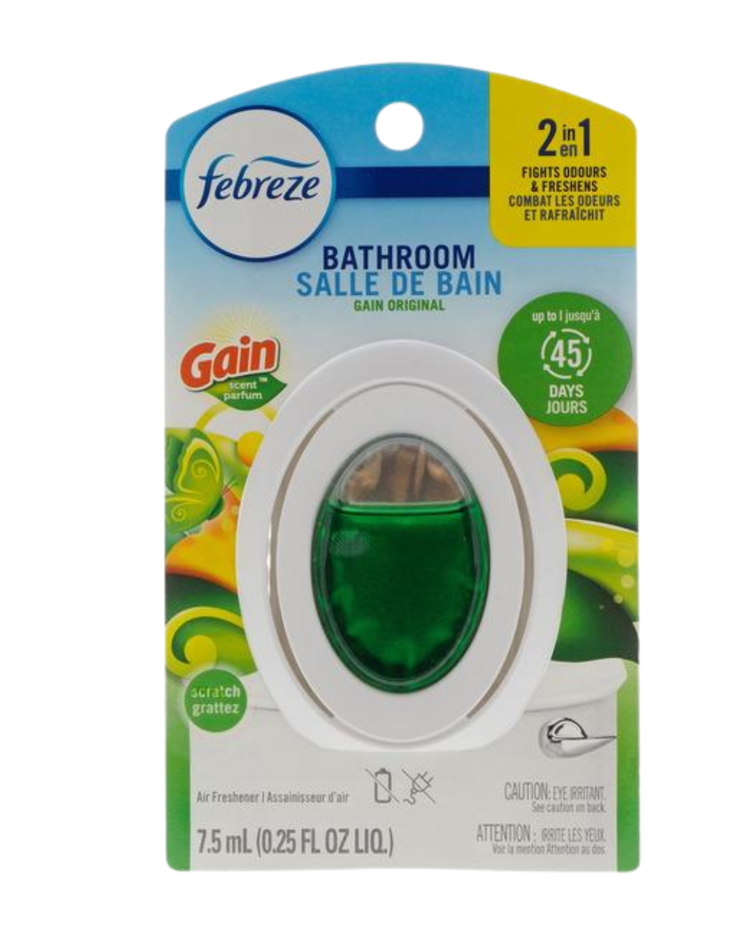 Febreze Bathroom Air Freshener – Gain Original Scent 7.5ml