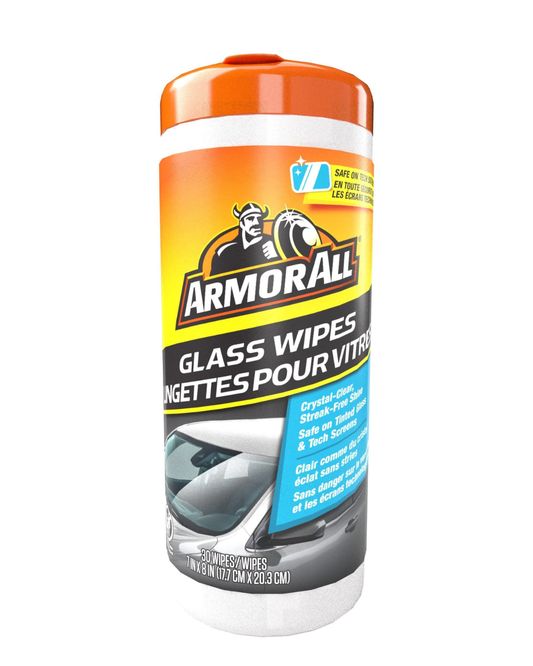 ARMOR ALL GLASS CLEANER WIPES 30 SHEETS