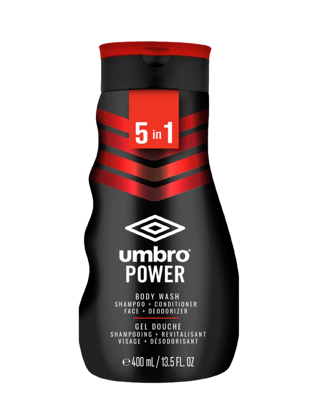Umbro Power (5-in-1) Body Wash, Shampoo, Conditioner, Face Wash, Deodorizer for Men 400ml