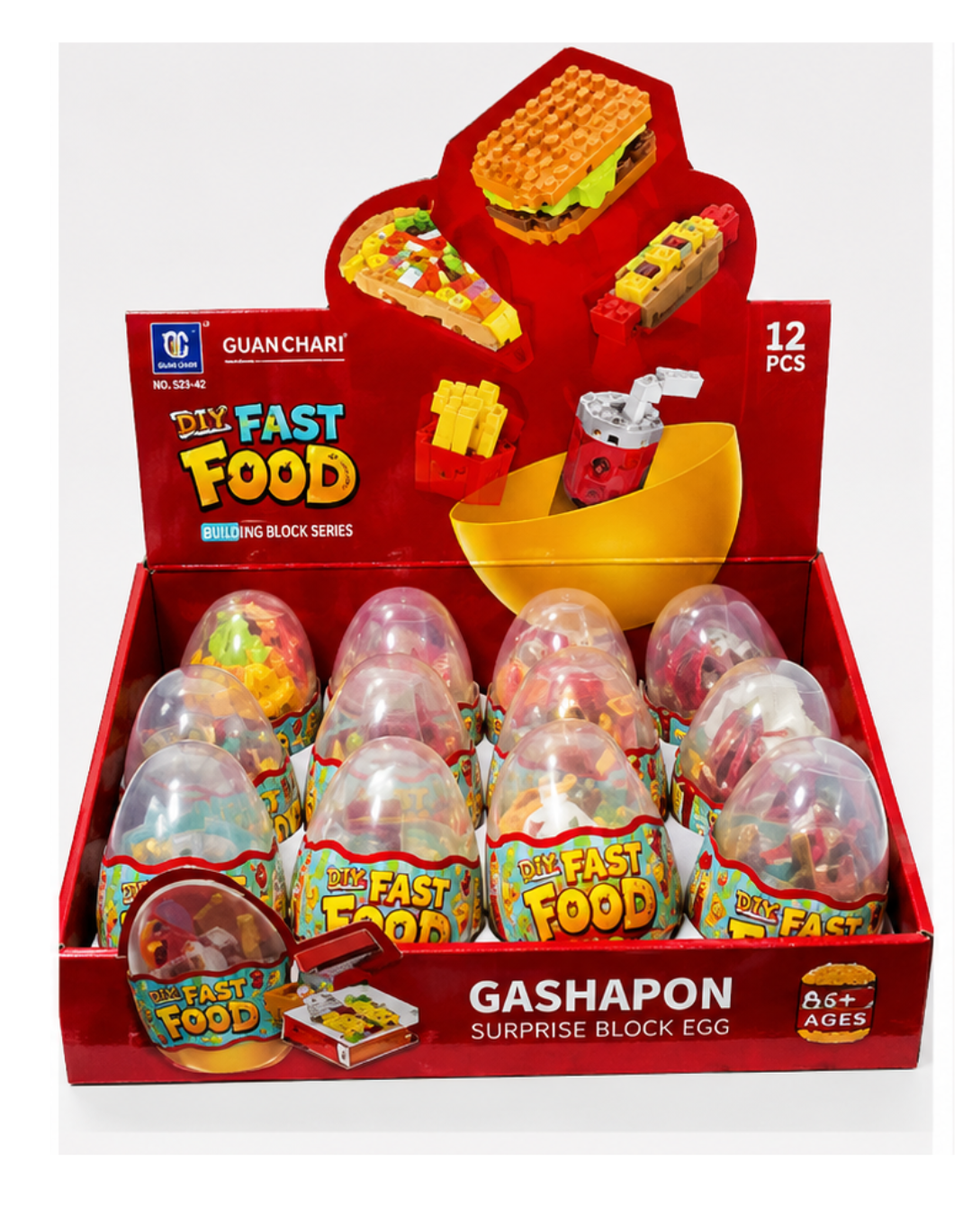 DIY LEGO-Style Building Blocks – Fast Food Series (1pc)
