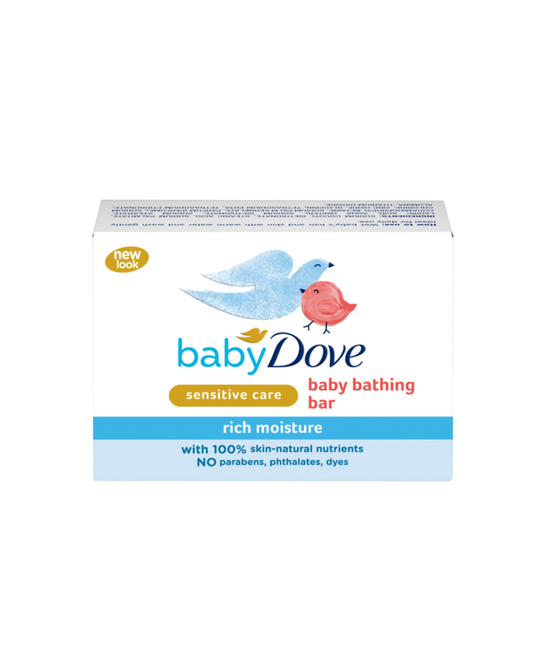 Baby Dove Sensitive Rich Moisture Soap Bar - 90g (4 Pack )