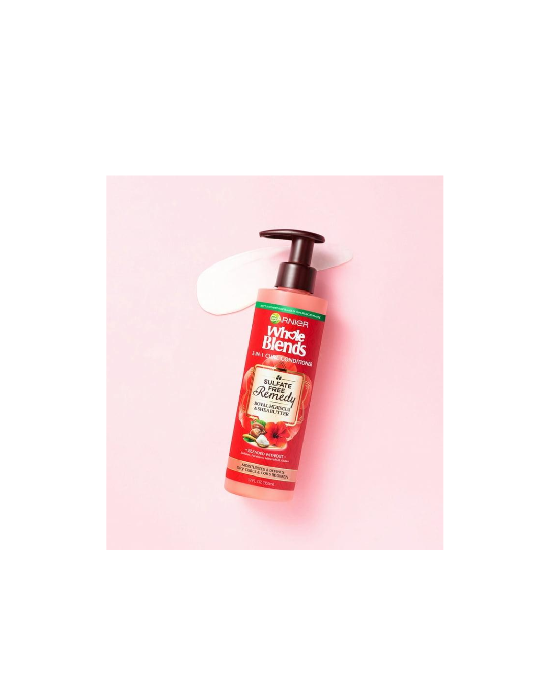 Garnier Whole Blends 5-in-1 Curl Conditioner – Sulfate-Free Remedy – 355 mL