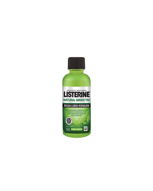 Listerine Natural Green Tea Antiseptic Mouthwash – Fresh Breath & Germ Protection – 100 mL