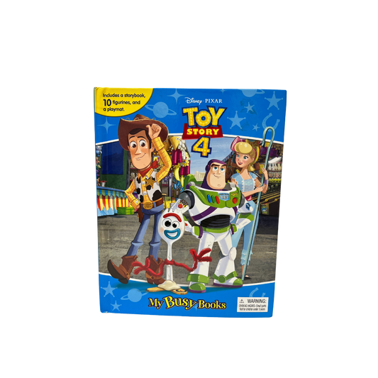 DISNEY BOOKS TOY STORY 4 WITH MINI TOYS AND FULL GAME INSIDE