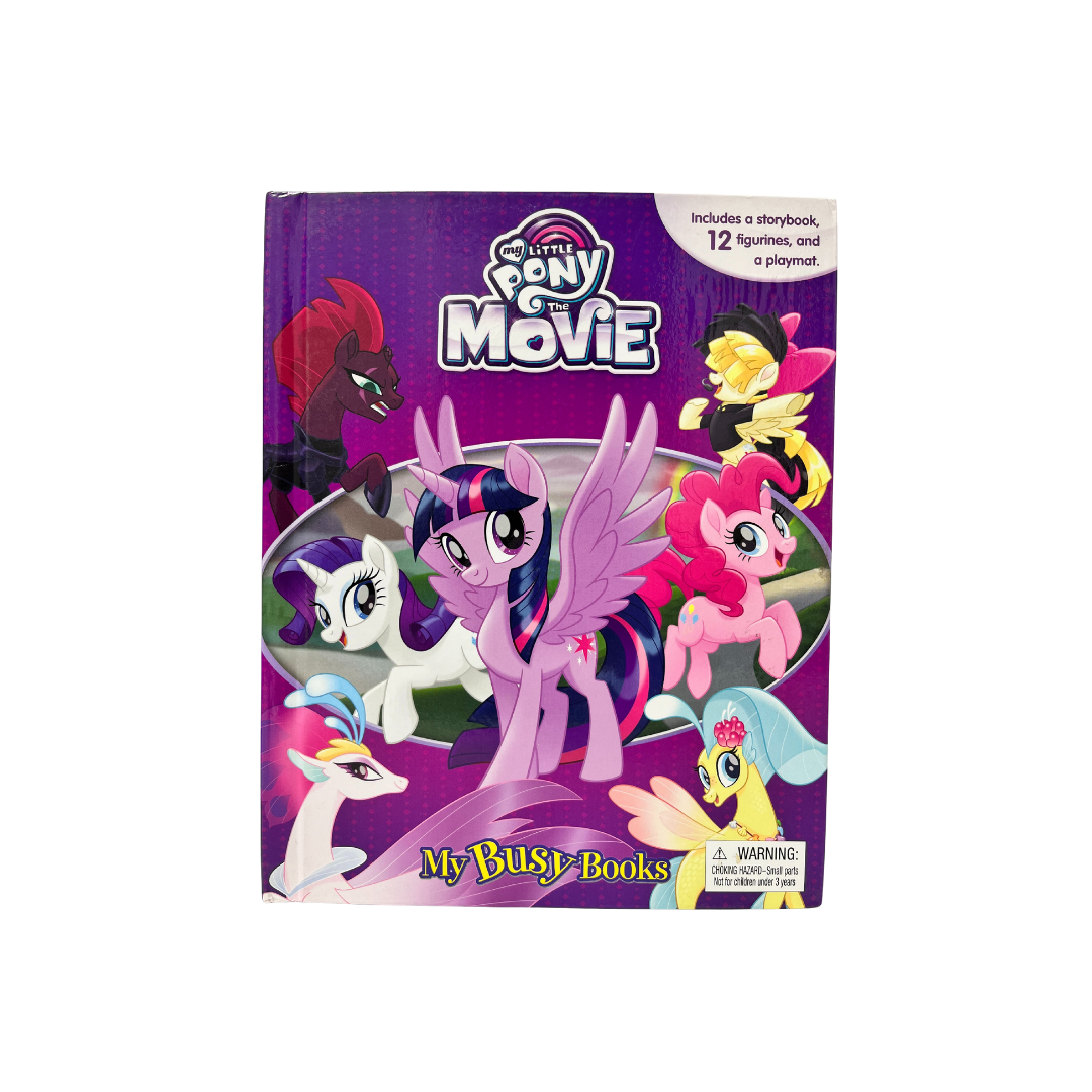 DISNEY BOOKS MY LITTLE PONY  WITH MINI TOYS AND FULL GAME INSIDE