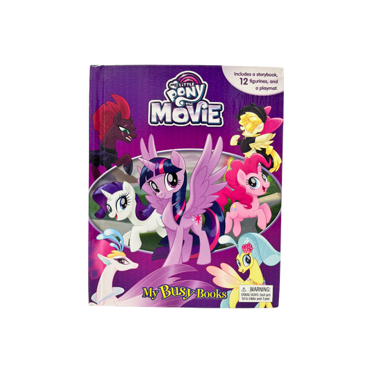 DISNEY BOOKS MY LITTLE PONY  WITH MINI TOYS AND FULL GAME INSIDE