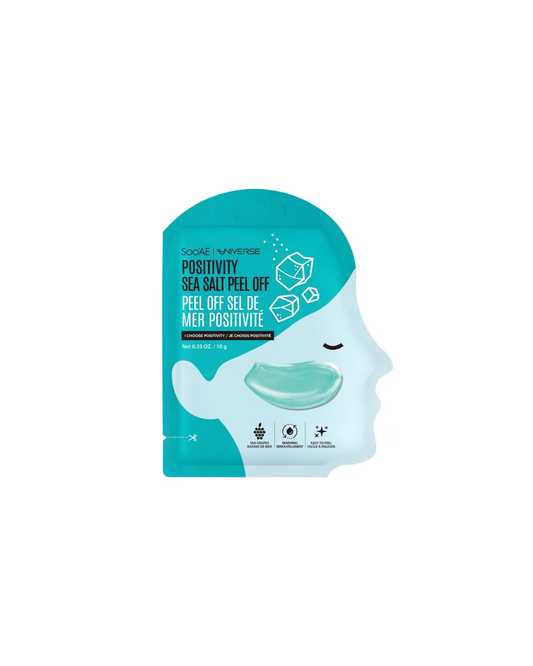Soo'AE Positivity Sea Salt Peel Off Mask 10g – Purifying & Refreshing Facial Mask for Smooth, Clean-Looking Skin