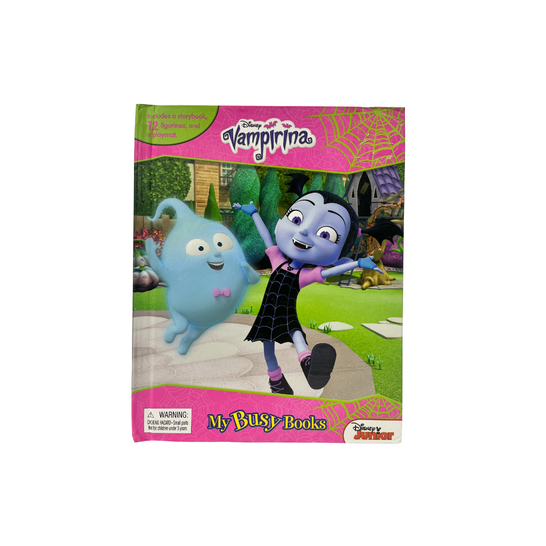 DISNEY BOOKS VAMPIRINA WITH MINI TOYS AND FULL GAME INSIDE