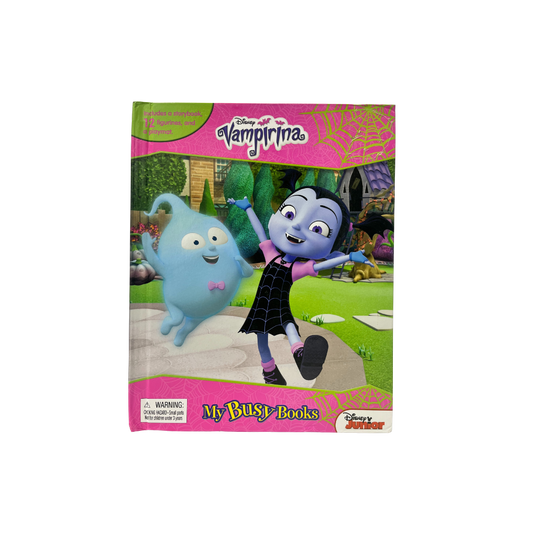 DISNEY BOOKS VAMPIRINA WITH MINI TOYS AND FULL GAME INSIDE