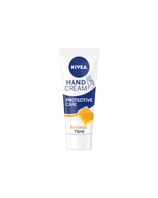 NIVEA Protective Care Hand Cream with Beeswax 75ml – Moisturizing Hand Cream for Dry Hands