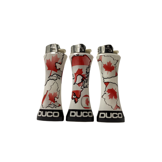 DUCO LIGHTERS CANADA FLAG SERIES ( 3 PC SET)