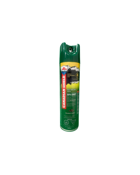 Canadian Shield Insect Repellent Aerosol Spray 30% DEET – Up to 8 Hours Mosquito Protection – 230 g