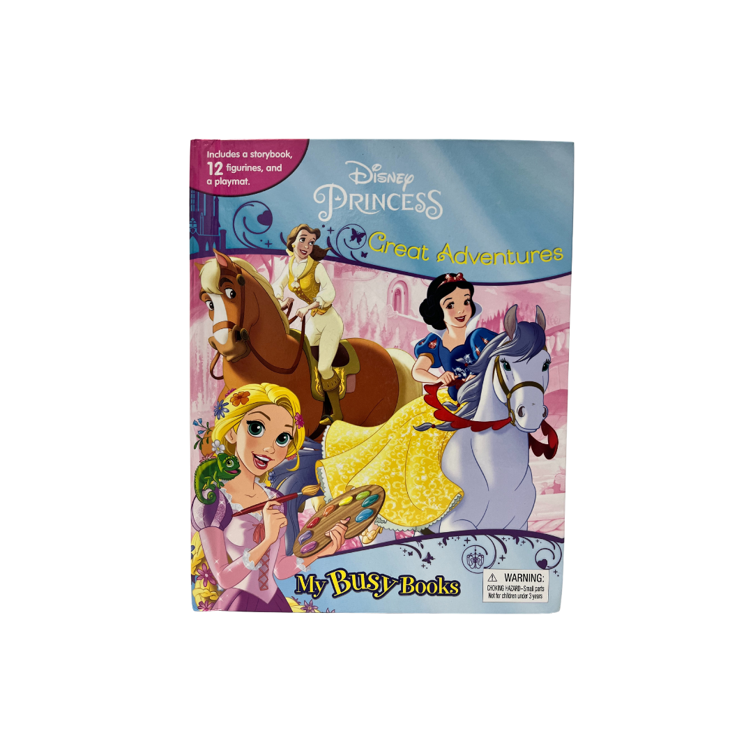 DISNEY BOOKS PRINCESS WITH MINI TOYS AND FULL GAME INSIDE