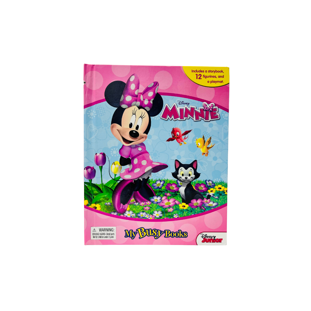 DISNEY BOOKS MINNIE WITH MINI TOYS AND FULL GAME INSIDE