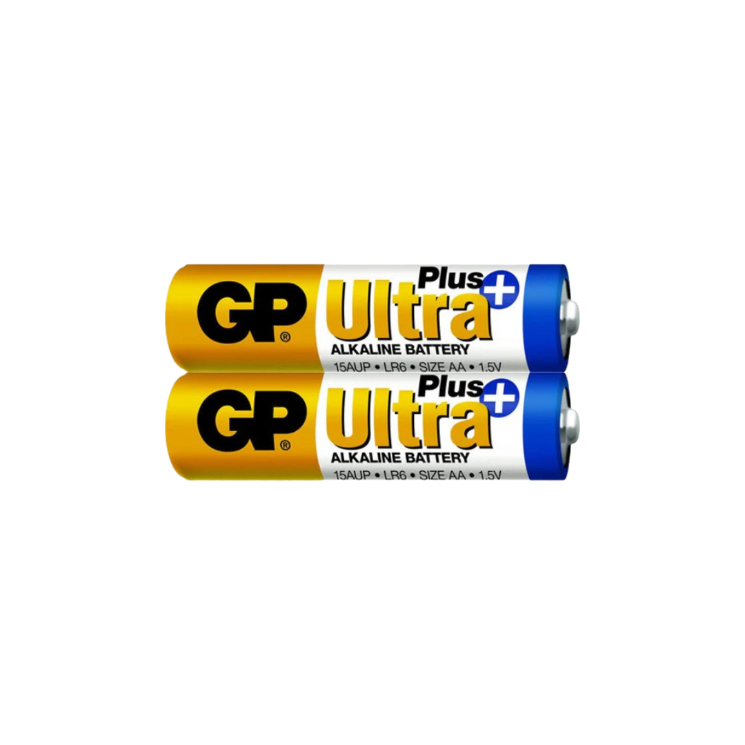 GP (Gold Peak) Ultra Plus Alkaline Batteries 2 PACK AA