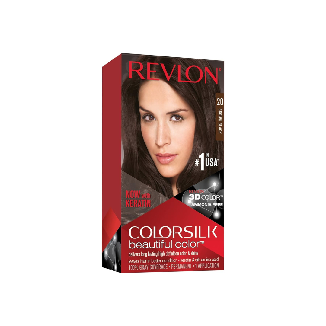 REVLON HAIR COLOR ( # 20 BROWN BLACK)
