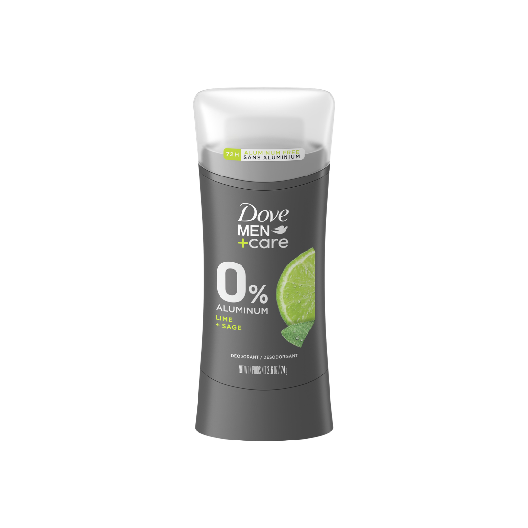 Dove Men +Care Deodorant 0% Aluminum Lime + Sage 74g
