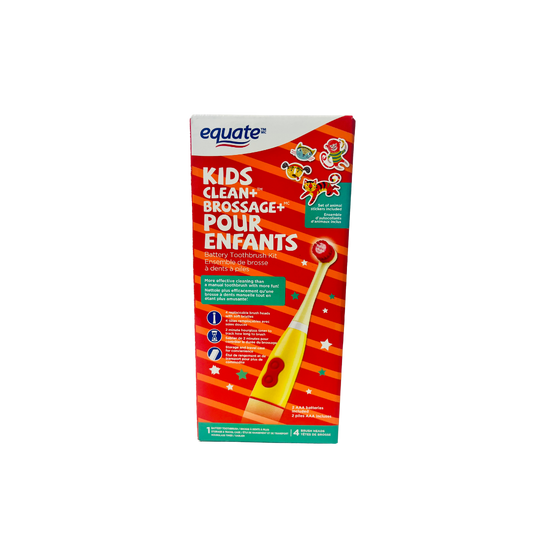 KIDS CLEAN BROSSAGE + BATTERY TOOTHBRUSH