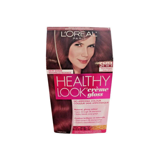 LOREAL HEALTHY LOOK VIBRANT MAHOGANY AMMONIA FREE NATURAL, GLOSSY COLOUR