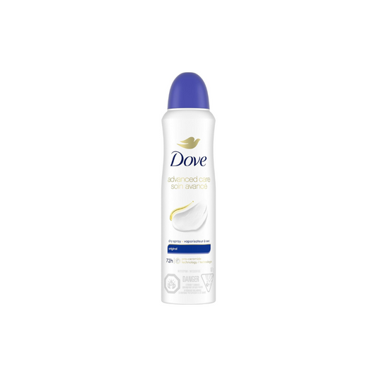 Dove Advanced Care Original Dry Spray Antiperspirant Deodorant for Women with Pro-Ceramide Technology for Soft, Resilient Skin 107 g