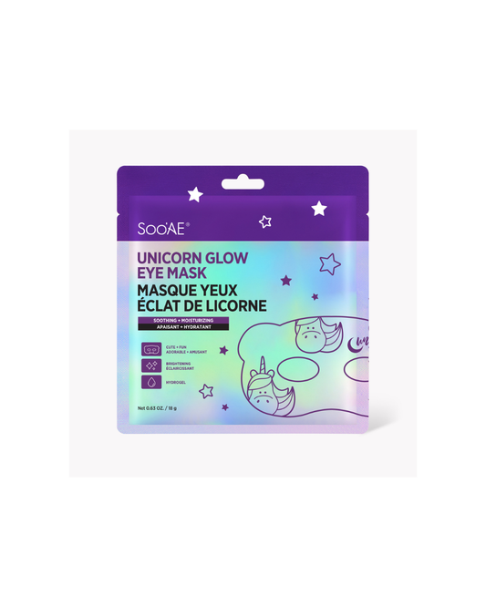 Soo'AE Unicorn Glow Eye Mask – Soothing & Moisturizing Hydrogel Eye Mask – 18 g