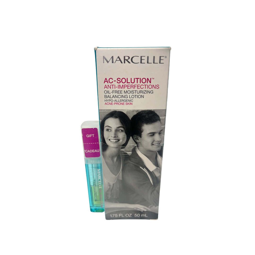 MARCELLE AC SOLUTION ANTI IMPERFECTIONS OIL FREE BALANCING LOTION 50ML SET