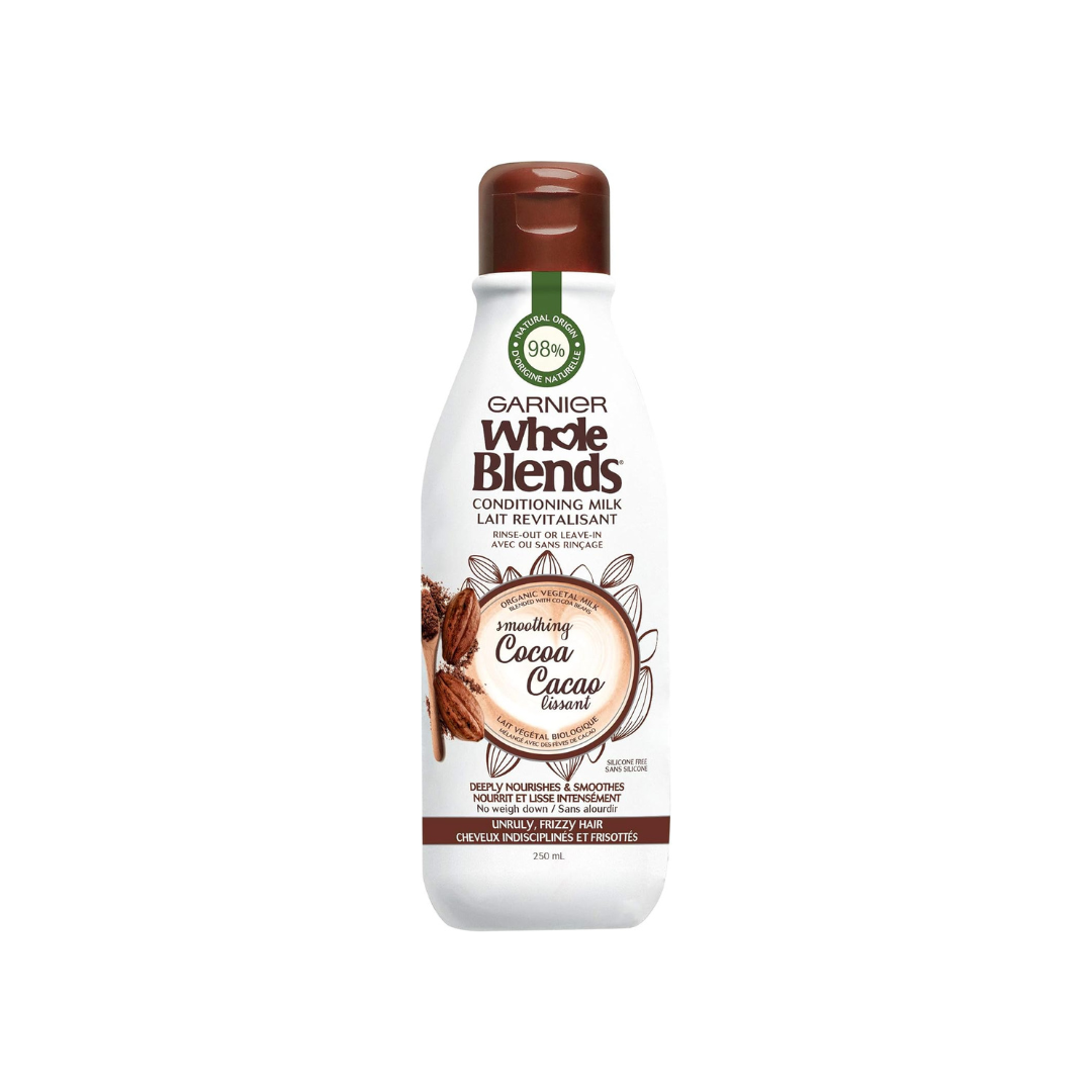 Garnier Whole Blends Conditioning Milk Smoothing Cocoa, 250 Milliliters