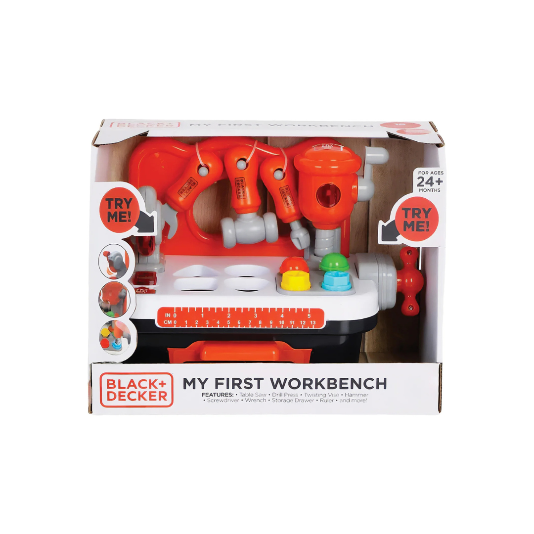 Black & Decker Pretend Play, Lights and Sounds My First Workbench