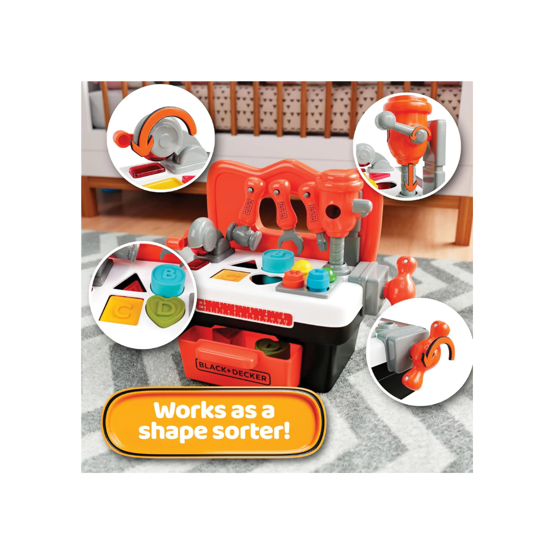 Black & Decker Pretend Play, Lights and Sounds My First Workbench